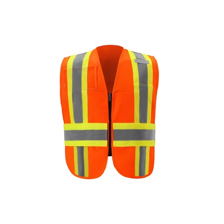 2W International Contrast Incident Command Vest, Class 2, Regular IC113C-2 RG